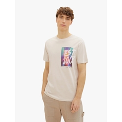 Camiseta Tom Tailor 1040853 27609 beige - Imagen 1