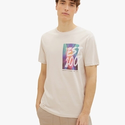 Camiseta Tom Tailor 1040853 27609 beige - Imagen 1