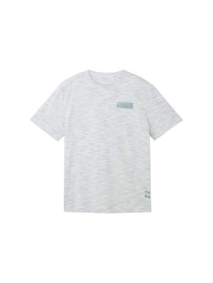 Camiseta Tom Tailor 1040910 35113 white grey - Imagen 1