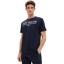 Camiseta Tom Tailor 1040988 10668 printed t-shirt sky captain blue - Imagen 1