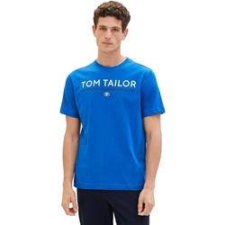 Camiseta Tom Tailor 1040988 12393 printed t-shirt sure blue - Imagen 1