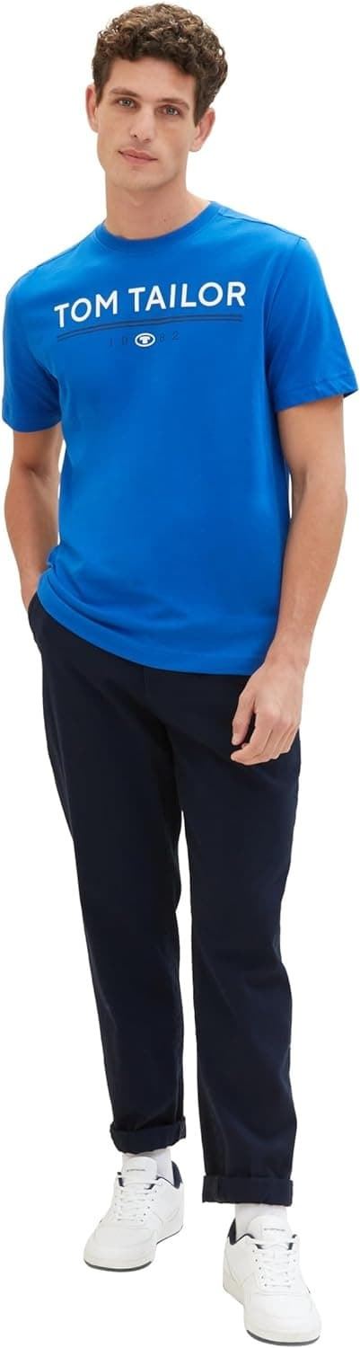 Camiseta Tom Tailor 1040988 12393 printed t-shirt sure blue - Imagen 2
