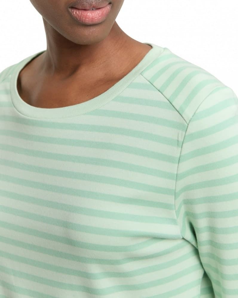 Camiseta Tom Tailor 1043085 40010 tonal matcha green stripe - Imagen 3