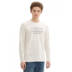 Camiseta Tom Tailor 1043484 10348 Gardenia White - Imagen 1