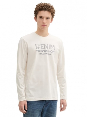 Camiseta Tom Tailor 1043484 10348 Gardenia White - Imagen 1