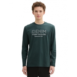 Camiseta Tom Tailor 1043484 10362 Dark Gable Green - Imagen 1