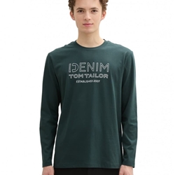 Camiseta Tom Tailor 1043484 10362 Dark Gable Green - Imagen 1