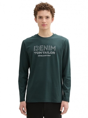 Camiseta Tom Tailor 1043484 10362 Dark Gable Green - Imagen 1