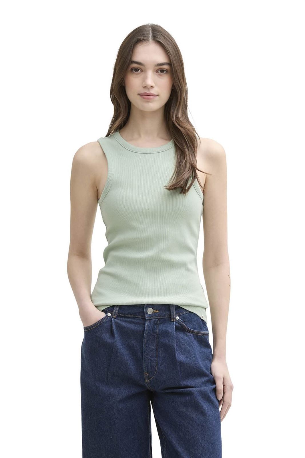 Camiseta TOM TAILOR 1045414 13632 verde - Imagen 1