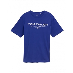 Camiseta TOM TAILOR 1045773 25386 crest blue - Imagen 1