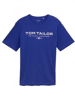 Camiseta TOM TAILOR 1045773 25386 crest blue - Imagen 1