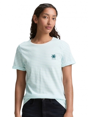 Camiseta Tom Tailor 1046440 38151 blue white - Imagen 1