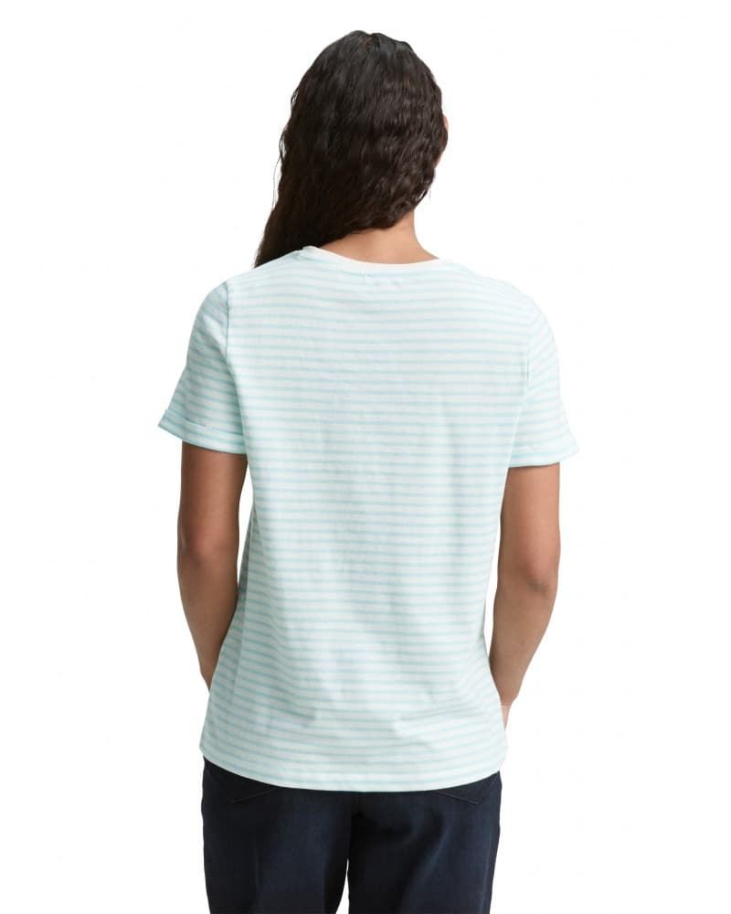 Camiseta Tom Tailor 1046440 38151 blue white - Imagen 2