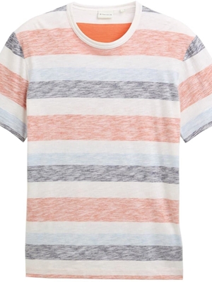 Camiseta TOM TAILOR 1046722 38130 orange multi color - Imagen 2