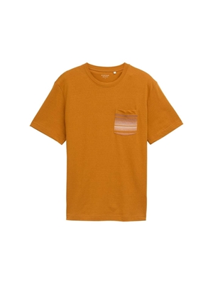 Camiseta Tom Tailor 1046797 10821 Peanut butter brown - Imagen 1