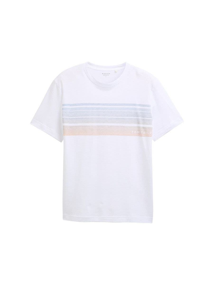 Camiseta Tom Tailor 1046797 20000 white - Imagen 4