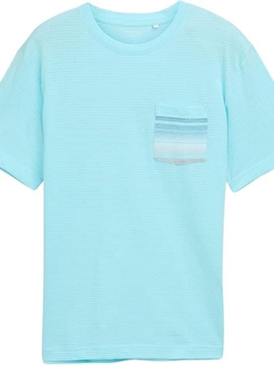 Camiseta Tom Tailor 1046797 34921 caribbean turquoise - Imagen 1