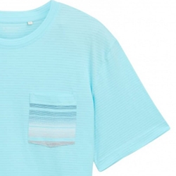 Camiseta Tom Tailor 1046797 34921 caribbean turquoise - Imagen 2