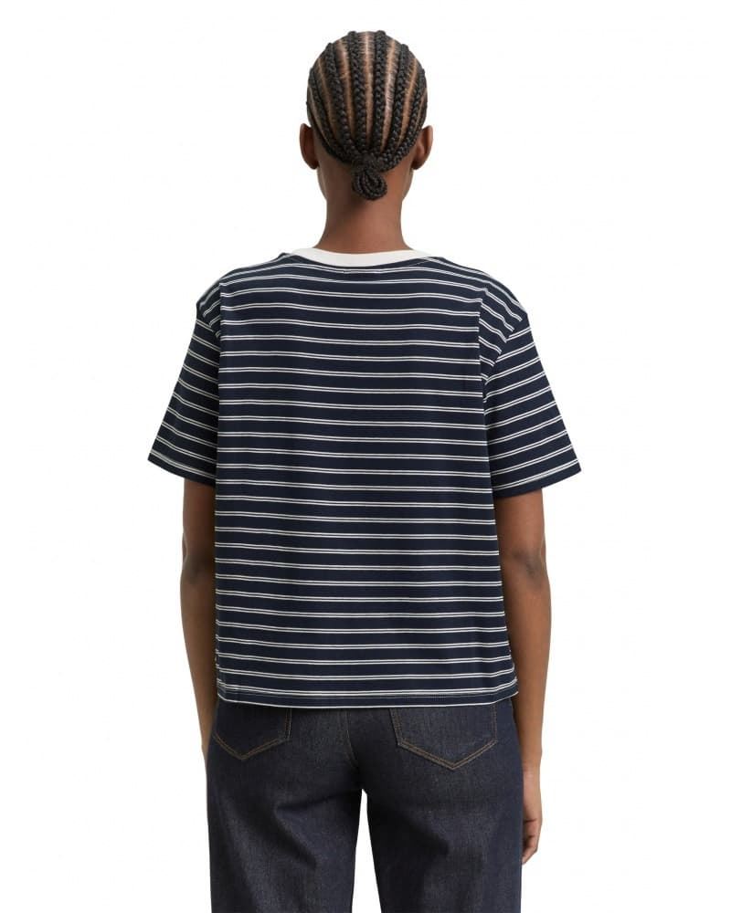 Camiseta TOM TAILOR 1047845 40124 navy irregular stripe - Imagen 2