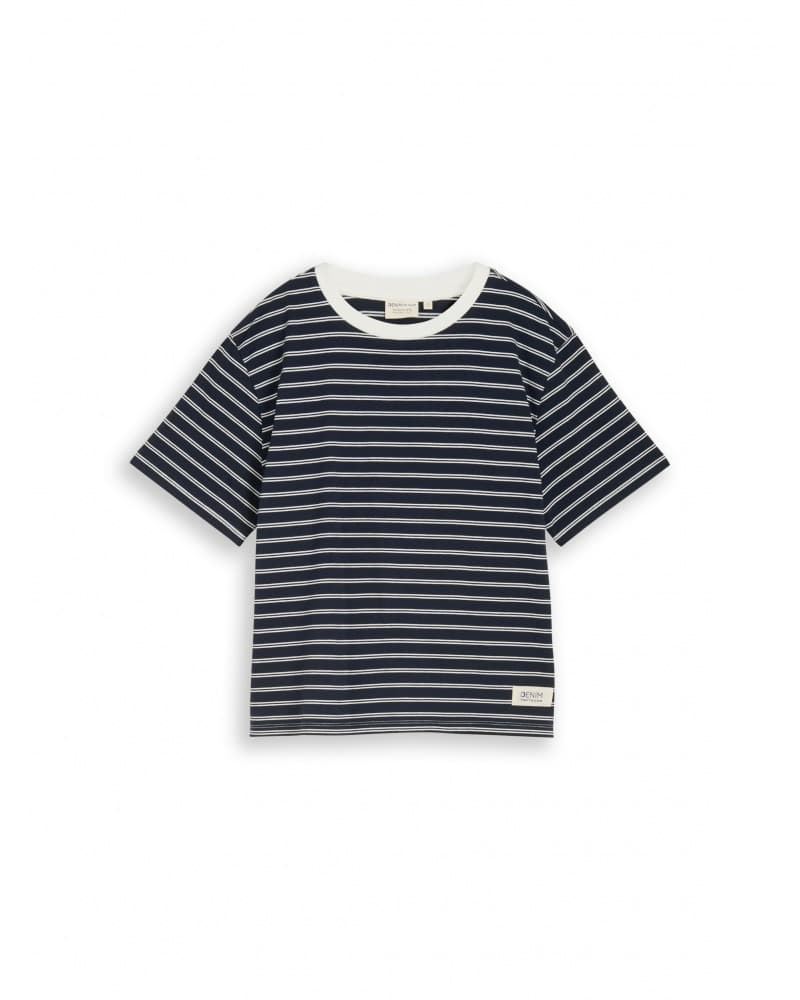Camiseta TOM TAILOR 1047845 40124 navy irregular stripe - Imagen 6