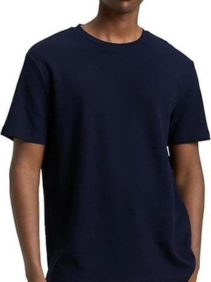 Camiseta Tom Tailor 1049041 10668 structured t-shirt sky captain blue - Imagen 1