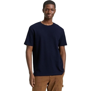Camiseta Tom Tailor 1049041 10668 structured t-shirt sky captain blue - Imagen 1