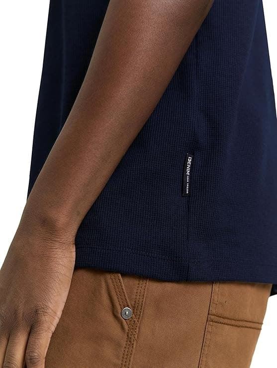 Camiseta Tom Tailor 1049041 10668 structured t-shirt sky captain blue - Imagen 5