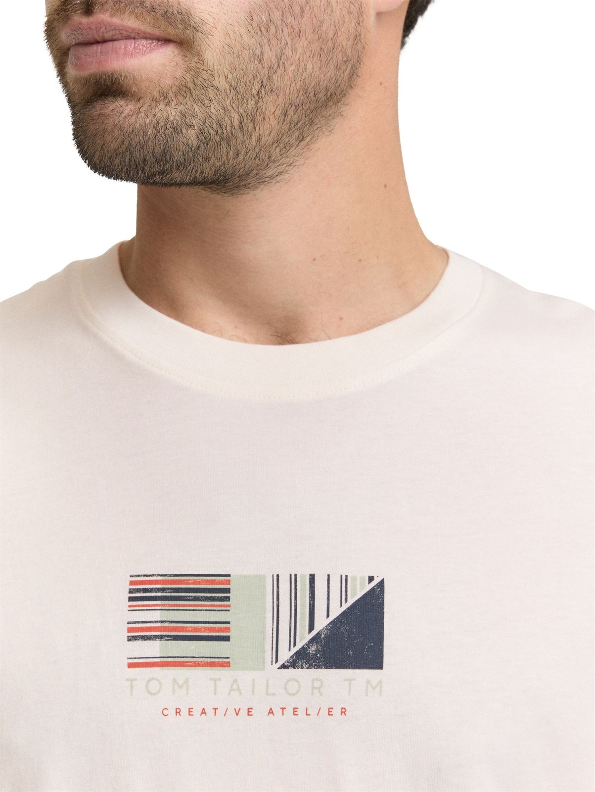 Camiseta TOM TAILOR 1050134 10348 Gardenia White - Imagen 5