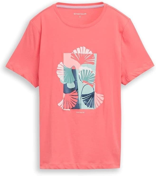 Camiseta TOM TAILOR 1051799 40029 soft coral pink - Imagen 1