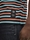 Camiseta Tom Tailor Black Blue Red White Stripe 1045047 10668 - Imagen 2