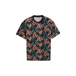 Camiseta Tom Tailor Black Colorfull Flowery Print 1045044 37547 - Imagen 1