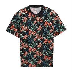 Camiseta Tom Tailor Black Colorfull Flowery Print 1045044 37547 - Imagen 1