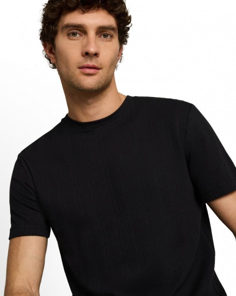 Camiseta Tom Tailor Black Denim 1052142 29999 - Imagen 3