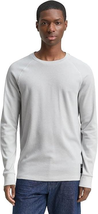 Camiseta Tom Tailor Chalk Grey 1048996 15277 - Imagen 1