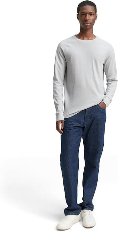Camiseta Tom Tailor Chalk Grey 1048996 15277 - Imagen 3
