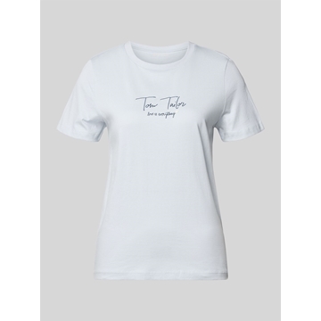 Camiseta Tom Tailor Crew Neck Blue 40032 085 - Imagen 2