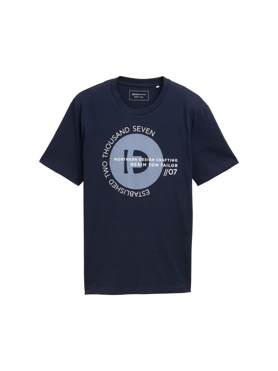 Camiseta Tom Tailor Dark Navy 1043491 22813 - Imagen 1
