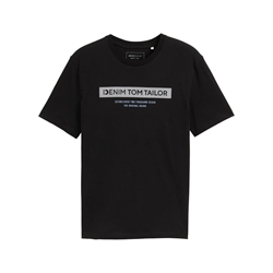 Camiseta Tom Tailor Deep Black 1043491 14482 - Imagen 1