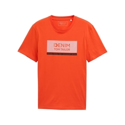 Camiseta Tom Tailor Deep Fiery Orange 1043491 21559 - Imagen 1
