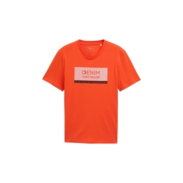 Camiseta Tom Tailor Deep Fiery Orange 1043491 21559 - Imagen 1