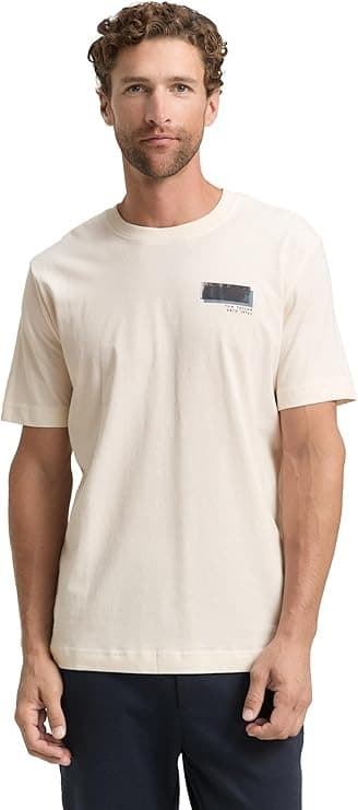 Camiseta Tom Tailor Gardenia White 1048583 10348 - Imagen 1