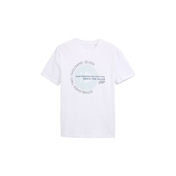 Camiseta Tom Tailor Knit White 1043491 10991 - Imagen 1