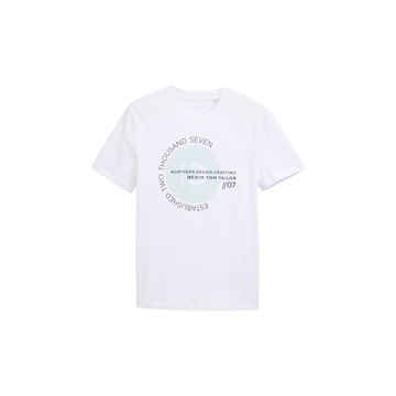 Camiseta Tom Tailor Knit White 1043491 10991 - Imagen 1