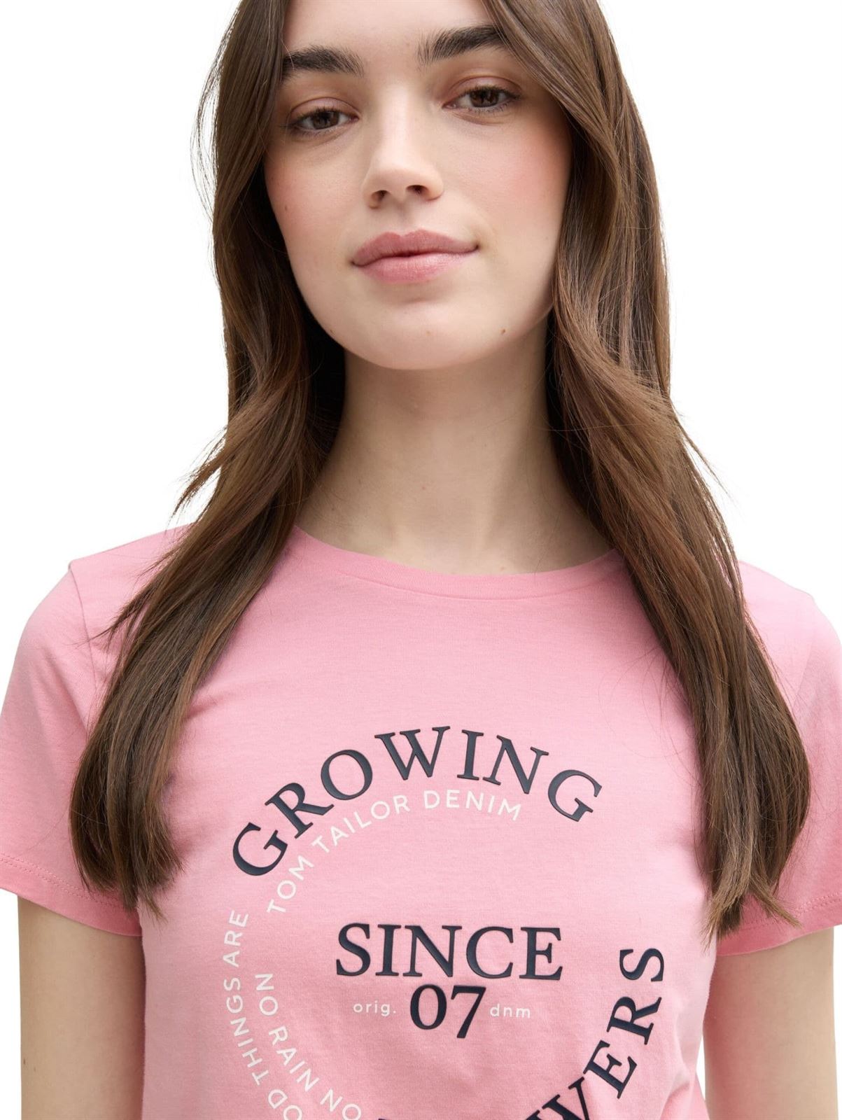 Camiseta Tom Tailor Light Dusty Pink 1045423 36321 - Imagen 4