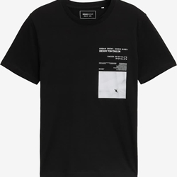 Camiseta Tom Tailor Photo Printed T-Shirt Black 1048969 29999 - Imagen 1