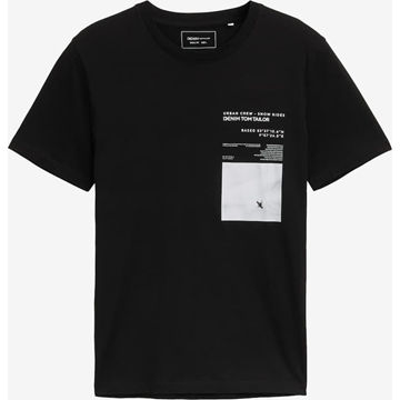 Camiseta Tom Tailor Photo Printed T-Shirt Black 1048969 29999 - Imagen 1