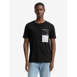 Camiseta Tom Tailor Photo Printed T-Shirt Black 1048969 29999 - Imagen 2