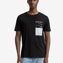 Camiseta Tom Tailor Photo Printed T-Shirt Black 1048969 29999 - Imagen 2