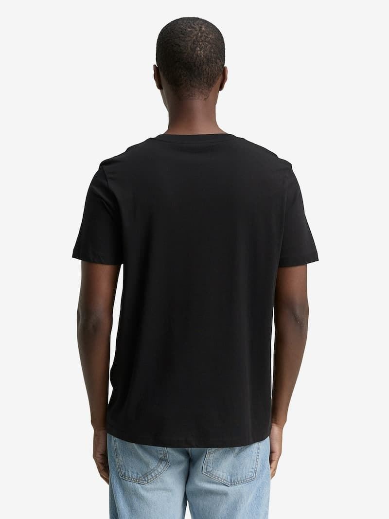 Camiseta Tom Tailor Photo Printed T-Shirt Black 1048969 29999 - Imagen 5