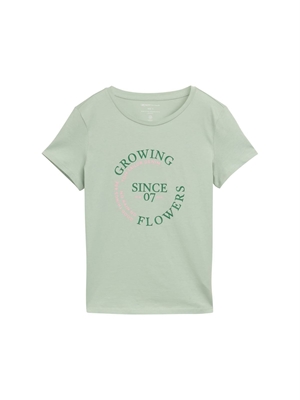 Camiseta Tom Tailor Printed basic Fresh Mint 1045423 13632 - Imagen 1